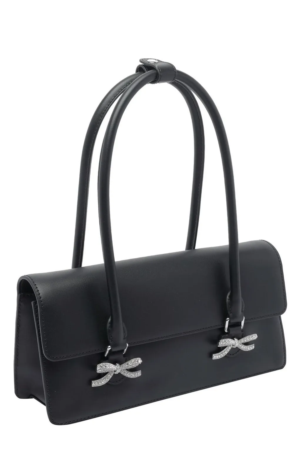 Self-Portrait Bow Embellished Shoulder Bag