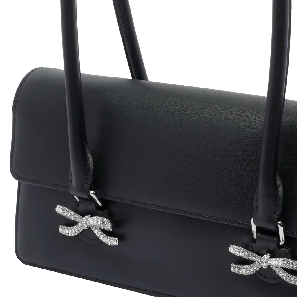Self-Portrait Bow Embellished Shoulder Bag
