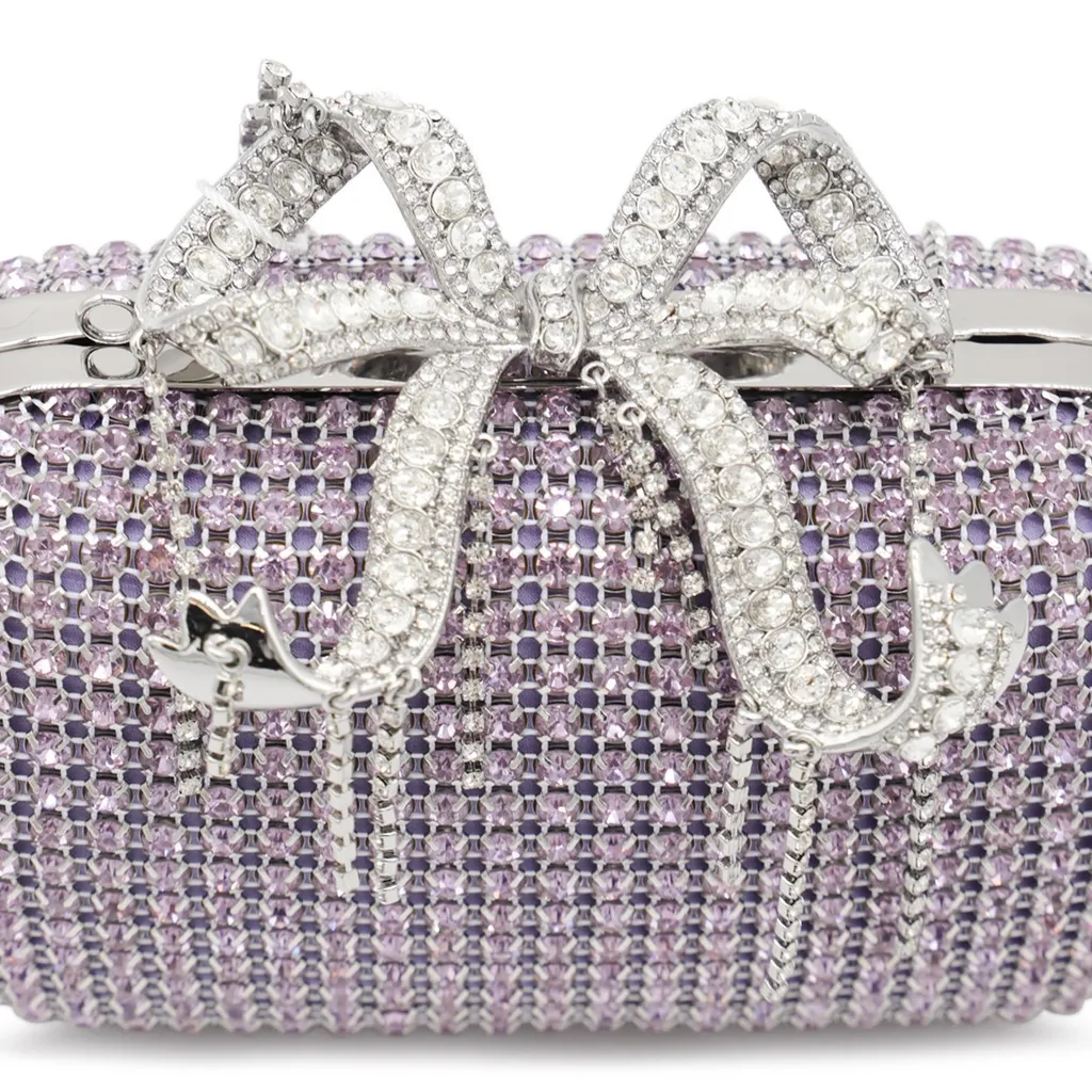 Self-Portrait Chainmail Clutch Bag