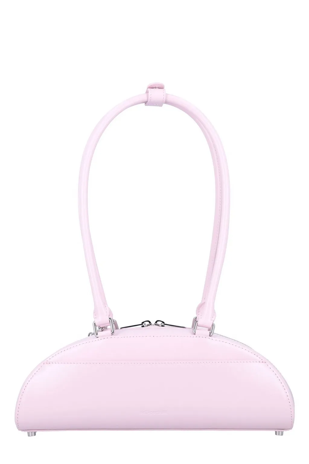 Self-Portrait Leather Curved Charm Shoulder Bag