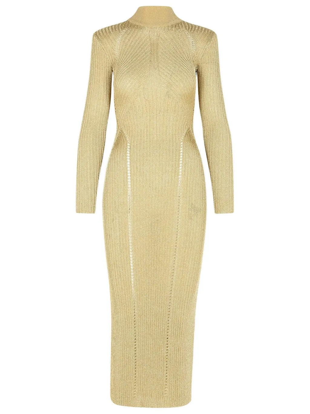 Self-Portrait Lurex Knitted Maxi Dress