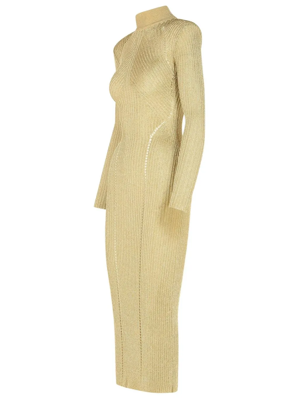 Self-Portrait Lurex Knitted Maxi Dress