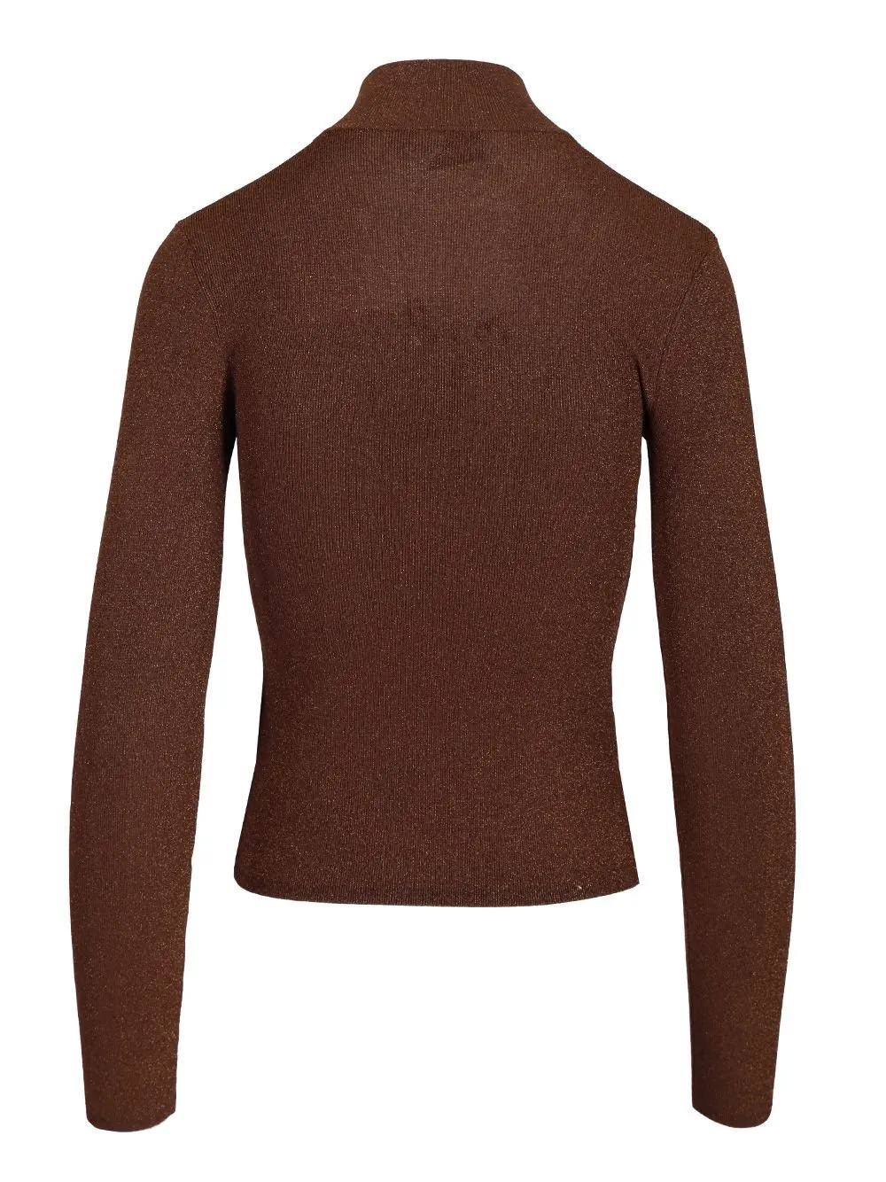 Self-Portrait Metallic Knitted Top