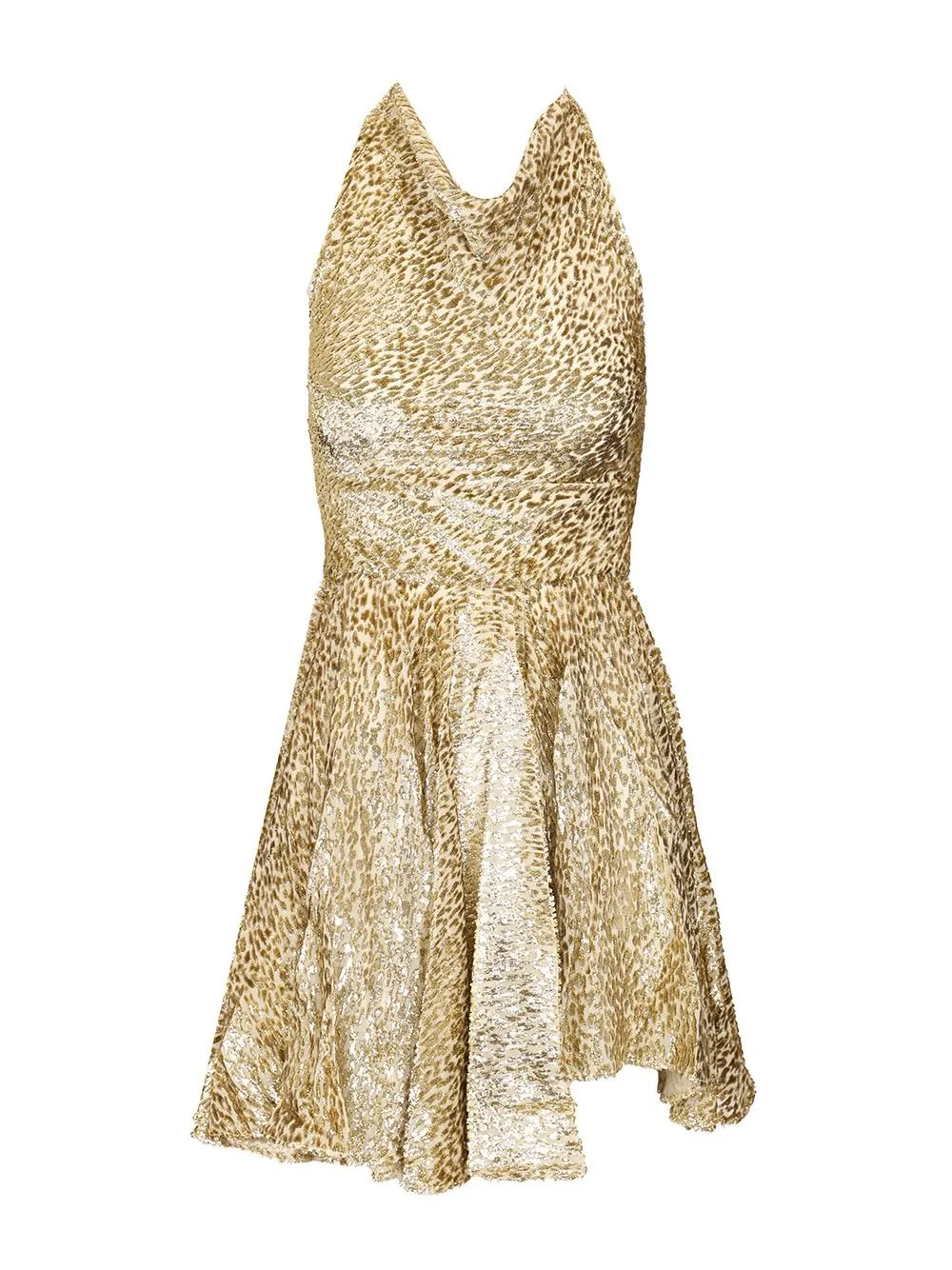 Self-Portrait Leopard Printed Mini Dress