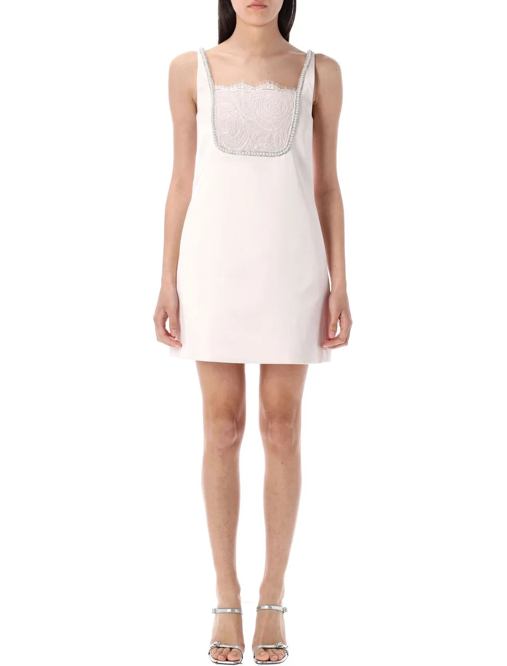 Self-Portrait Satin Mini Dress