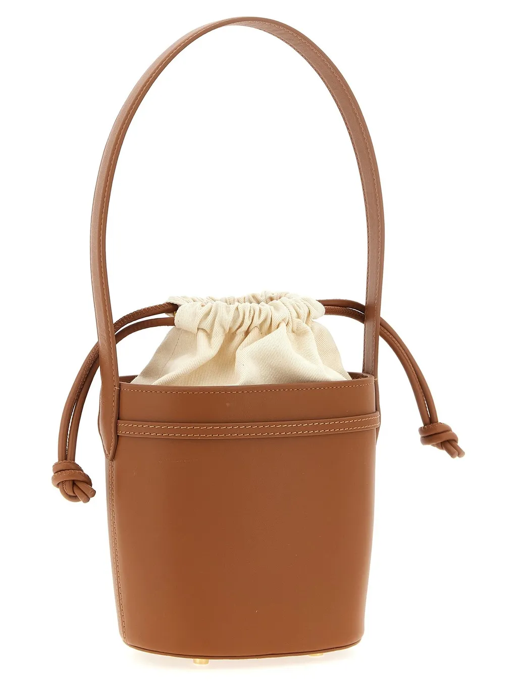 Self-Portrait Bow Drawstring Bucket Bag