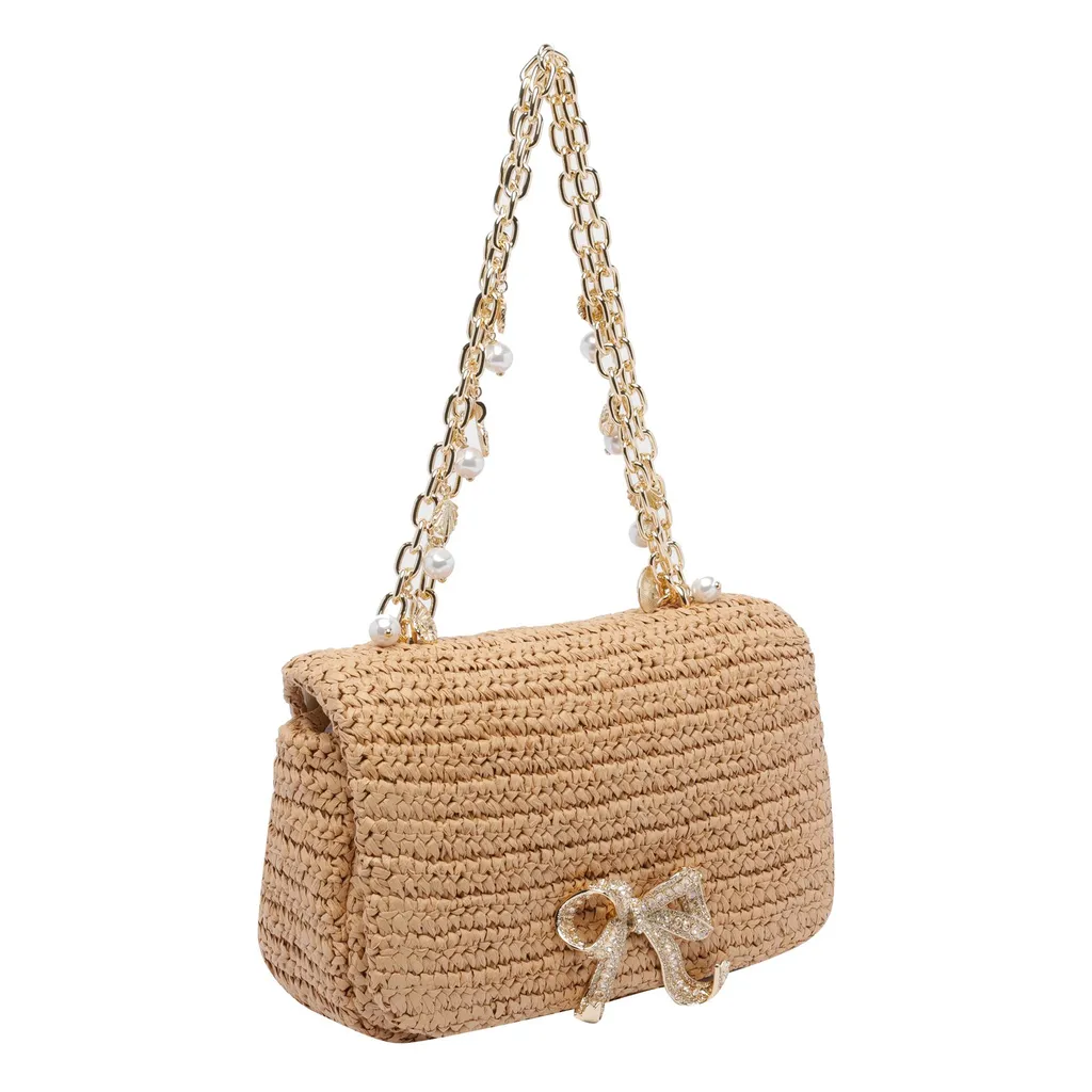 Self-Portrait Bow Charm Shoulder Bag