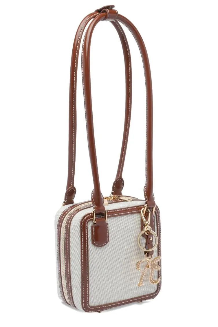 Self-Portrait Bow Embellished Shoulder Bag