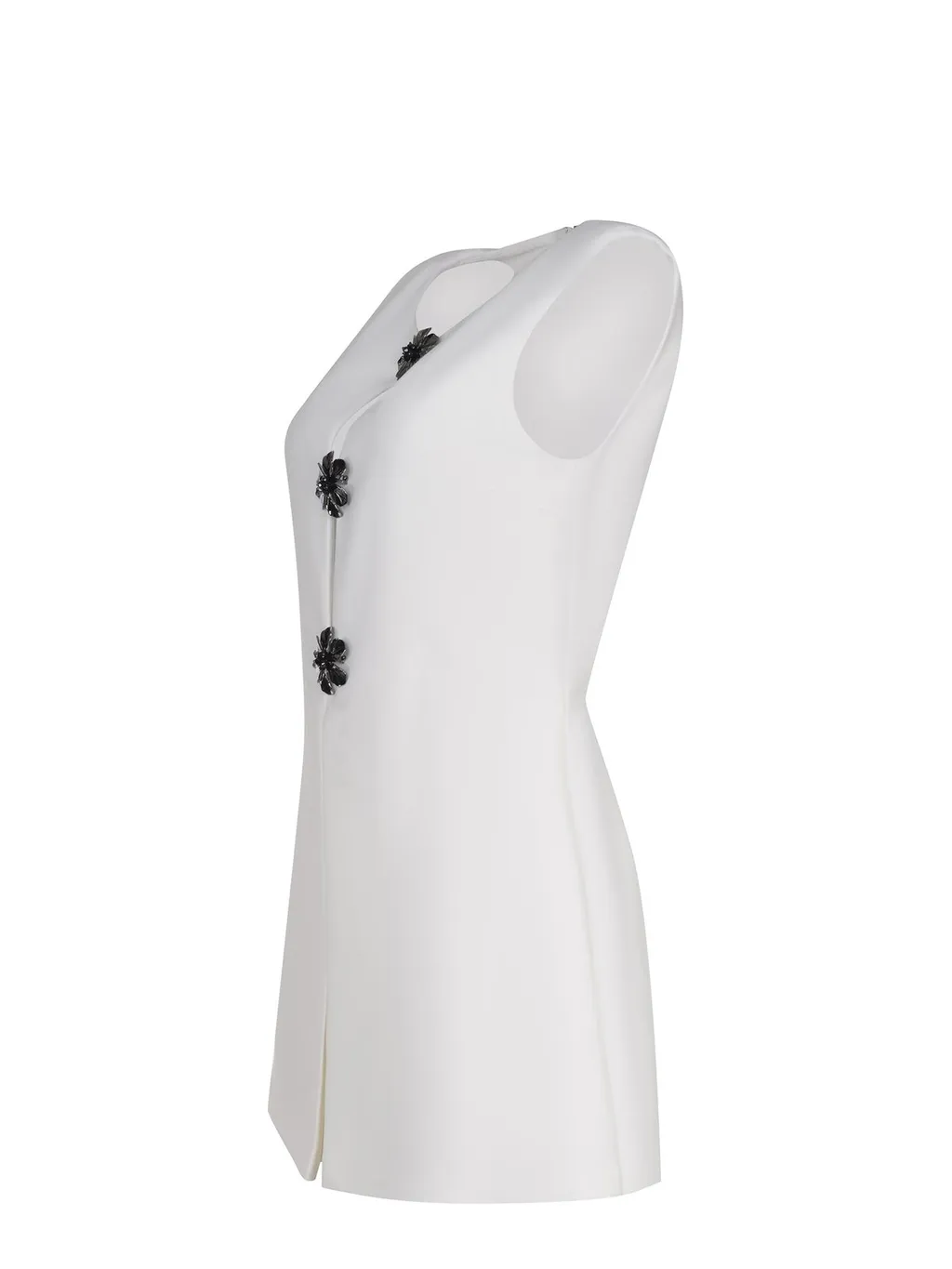 Self-Portrait Floral Embellished Crepe Playsuit