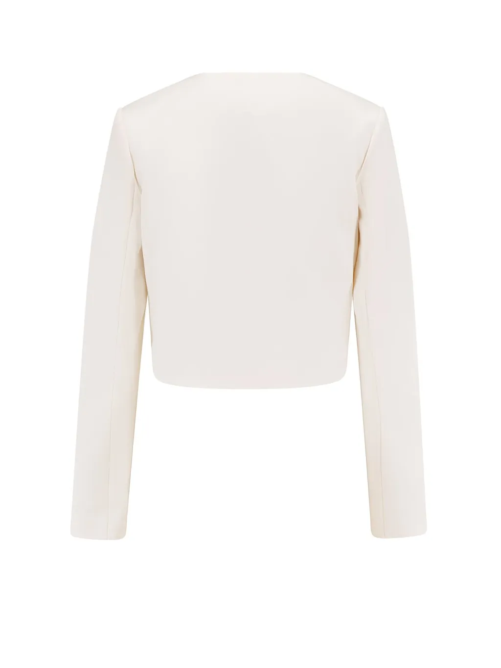 Self-Portrait Flower Detailed Crew Neck Blazer