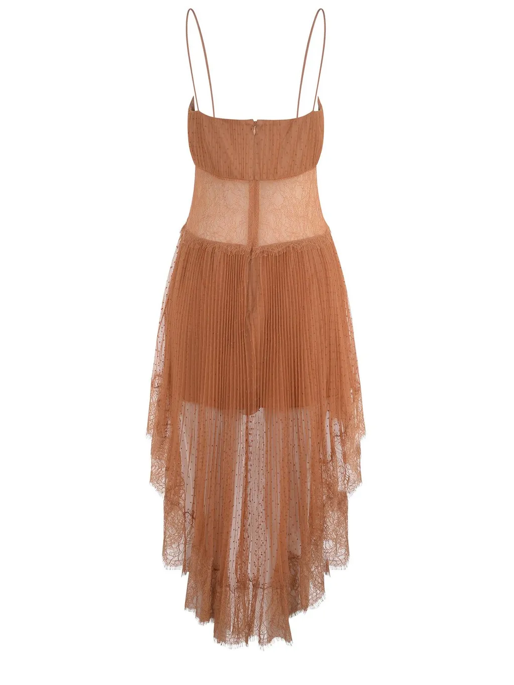 Self-Portrait Dot Mesh Mini Dress