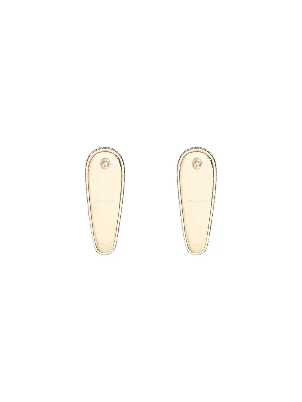 Self-Portrait Embellished Bar Earrings