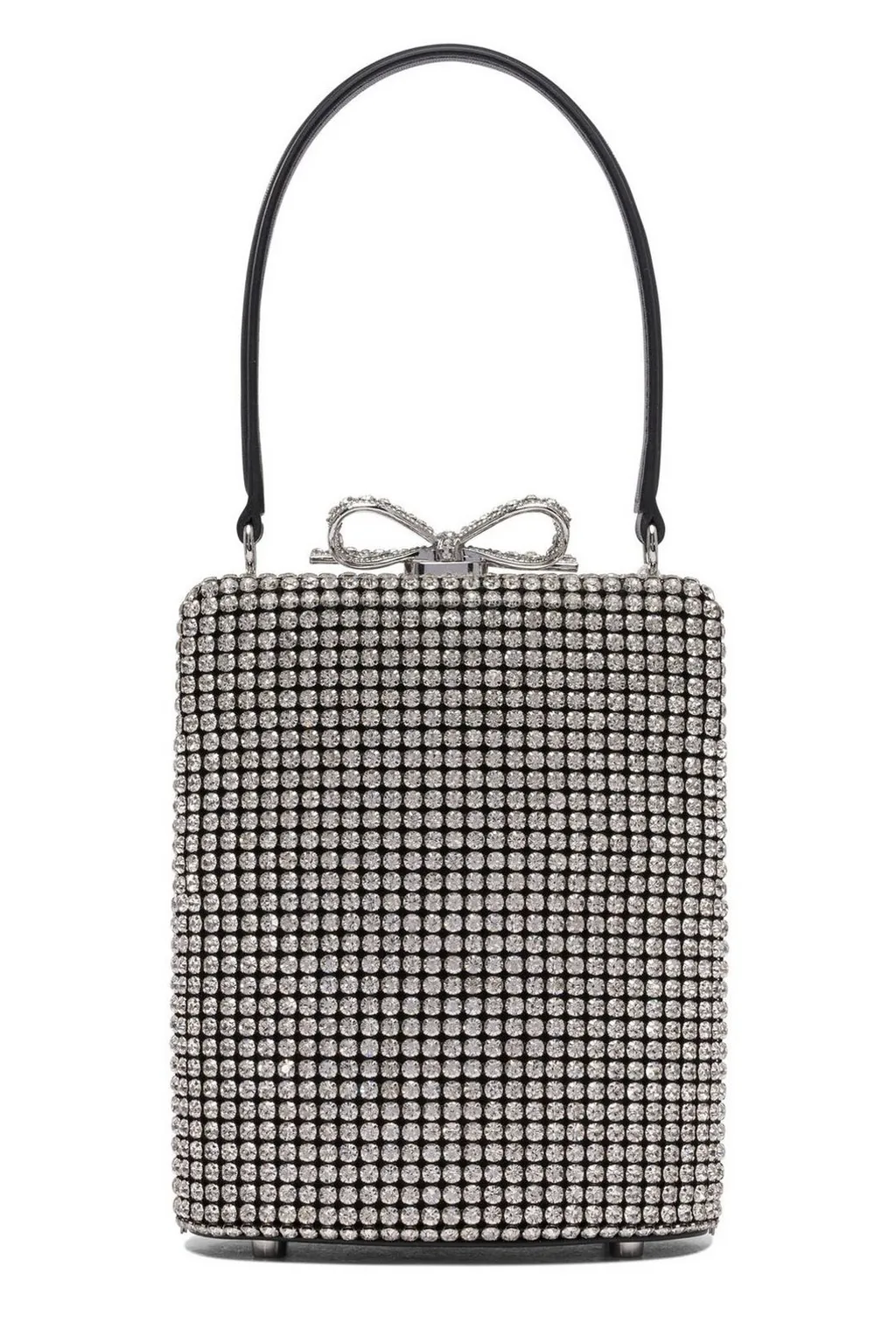 Self-Portrait Embellished Fishnet Bag