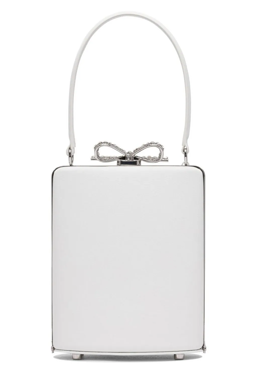 Self-Portrait Satin Mini Bow Bag