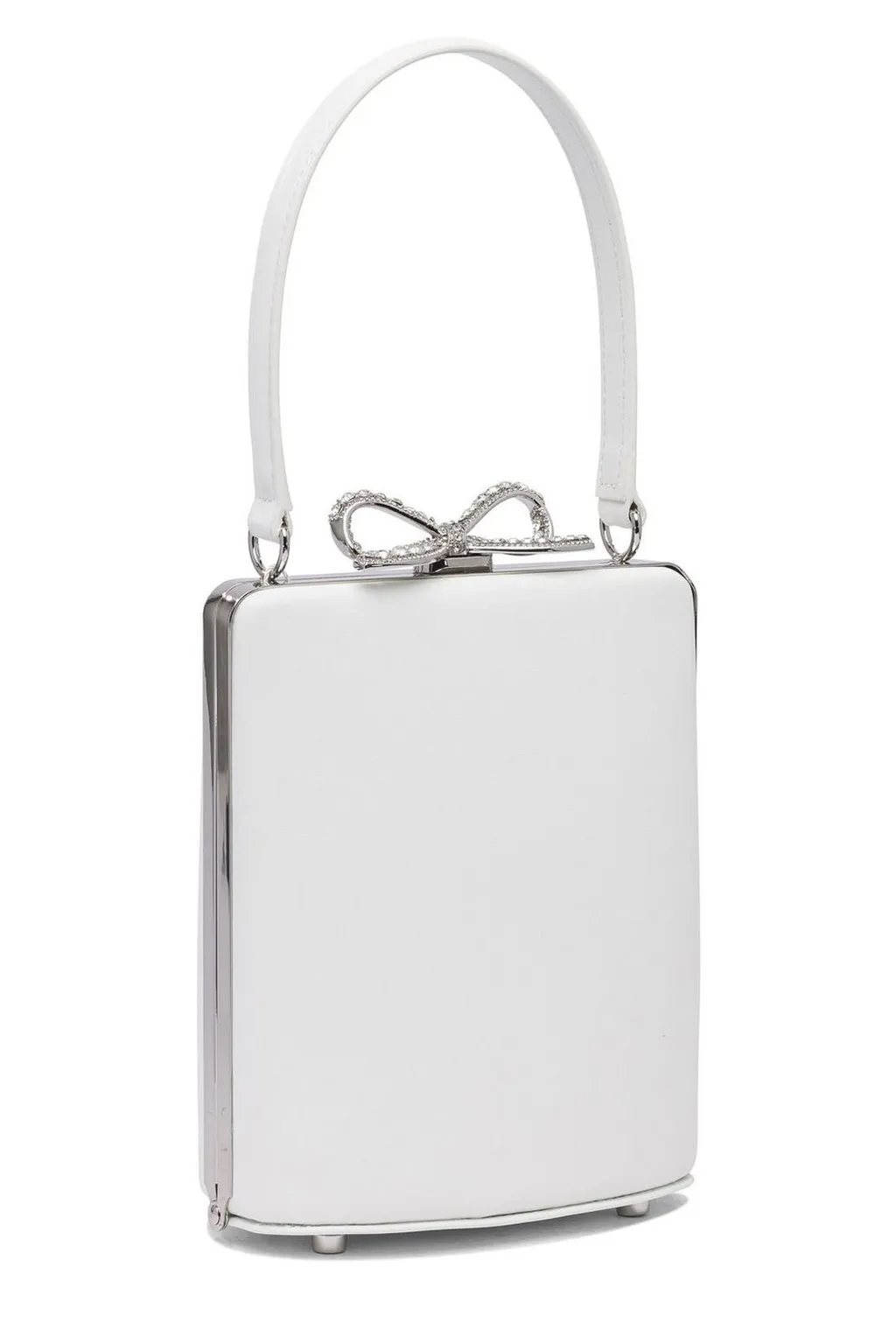 Self-Portrait Satin Mini Bow Bag