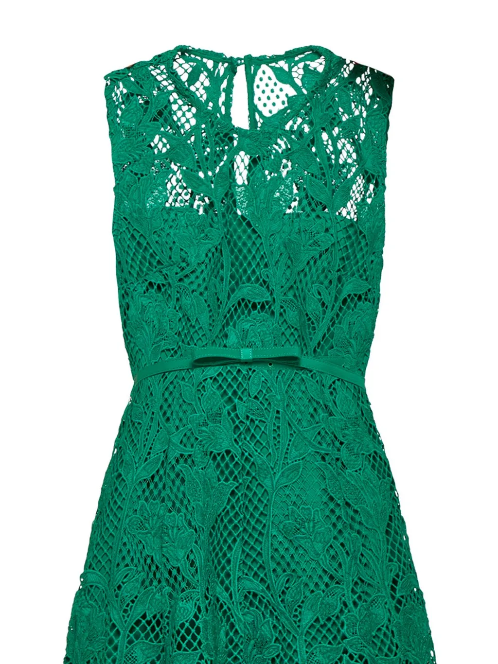 Self-Portrait Lace Sleeveless Midi Dress