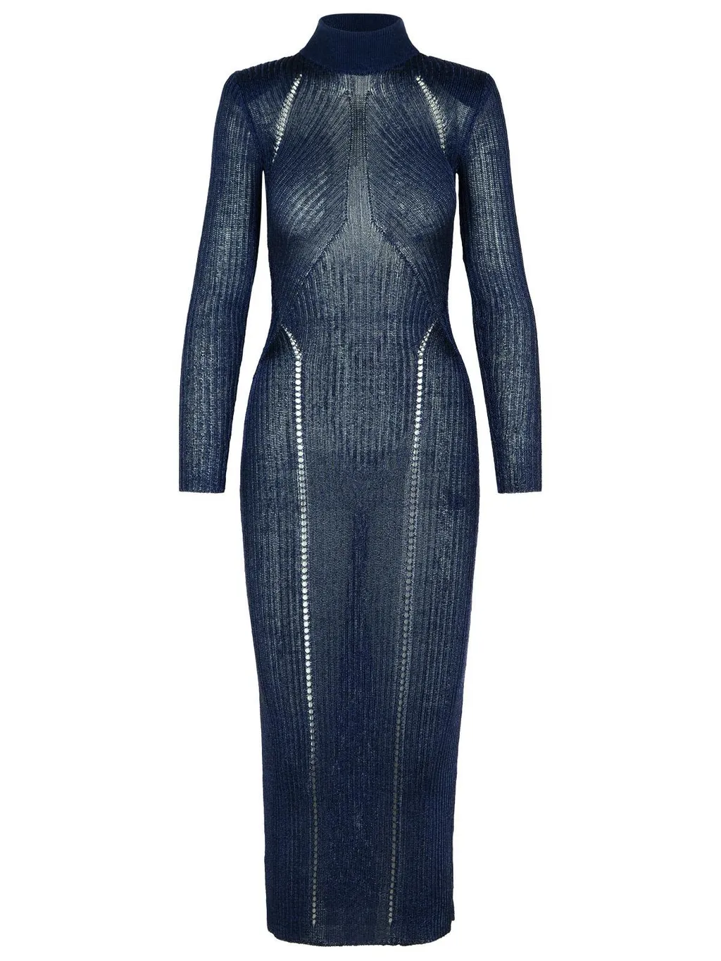 Self-Portrait Lurex Knitted Maxi Dress