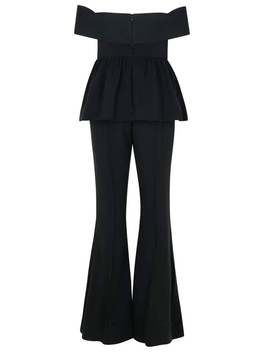 Self-Portrait Crepe Off Shoulder Jumpsuit
