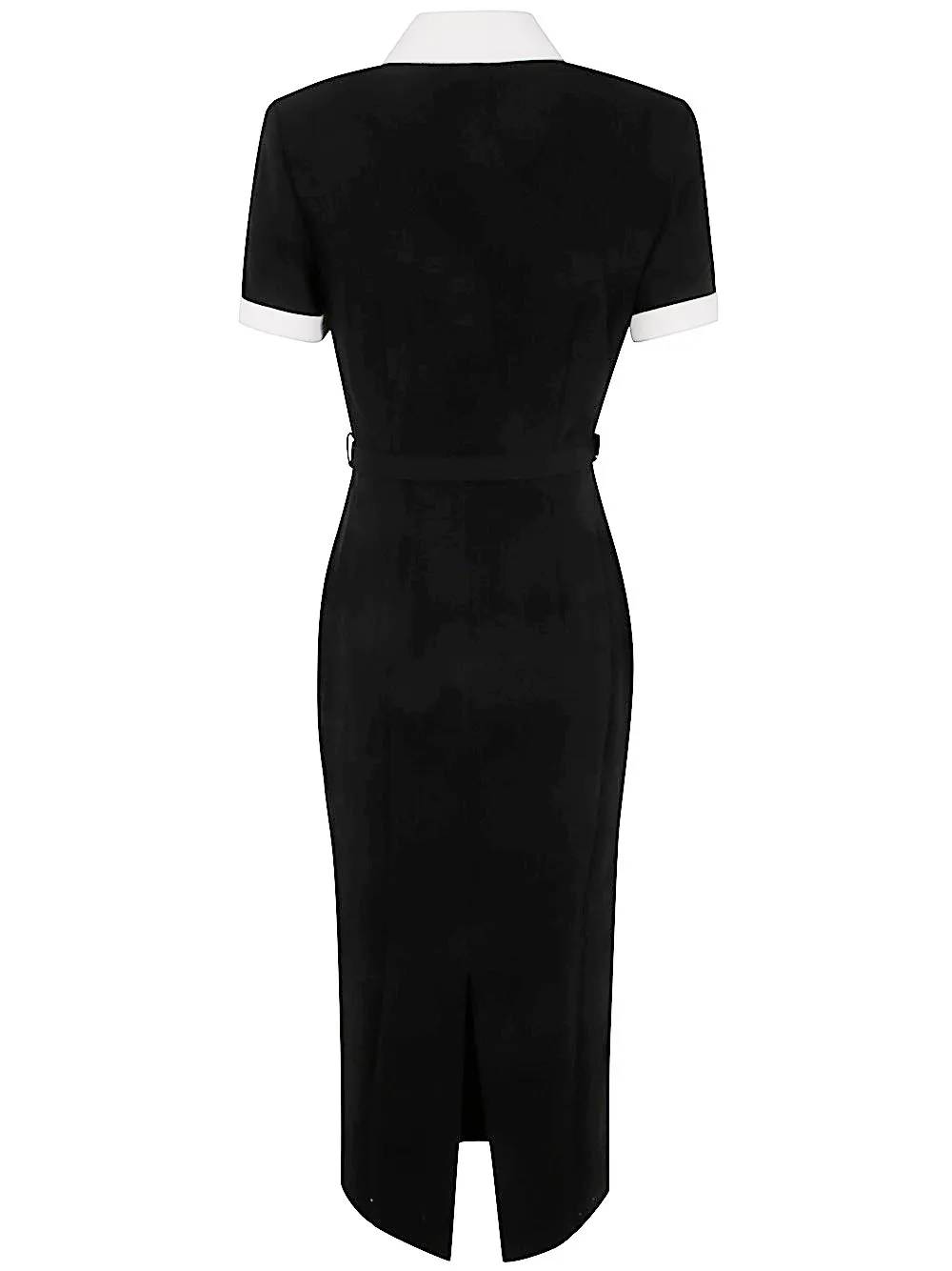 Self-Portrait Crepe Collared Dress