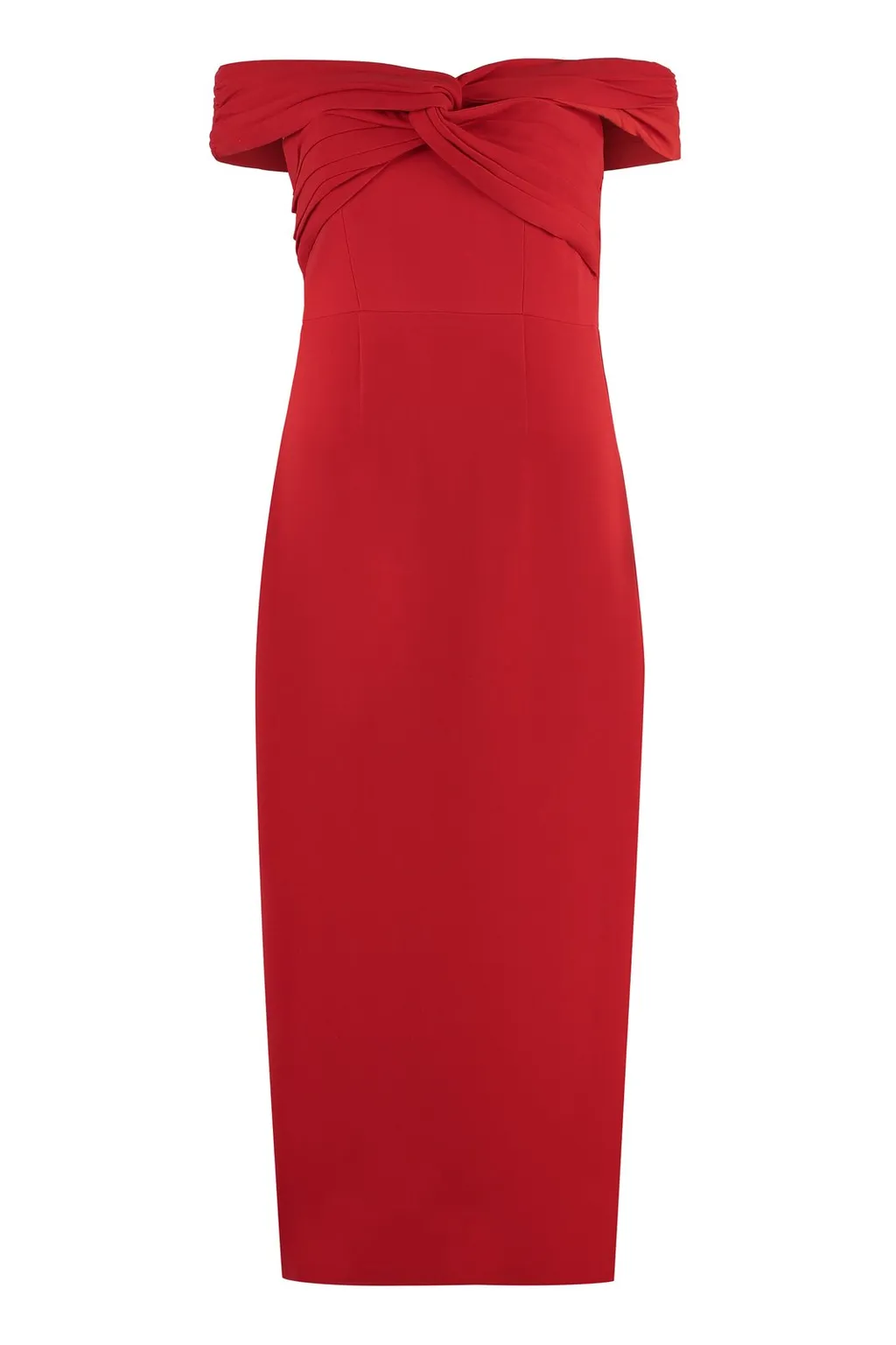 Self-Portrait Off-Shoulder Pencil Dress