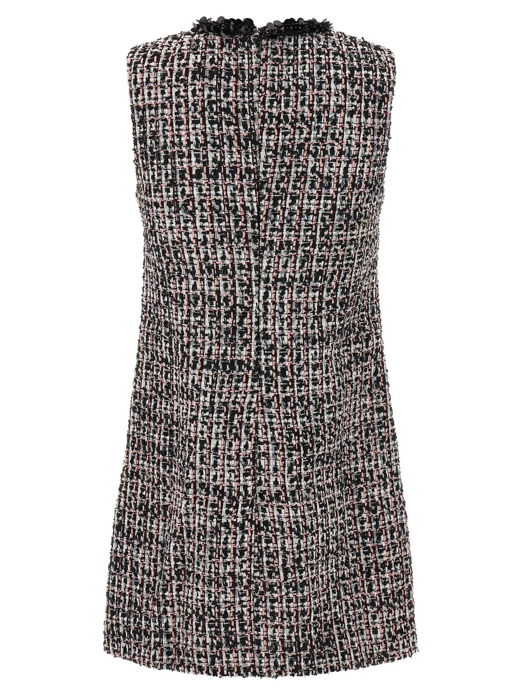 Self-Portrait Boucle Embellished Mini Dress