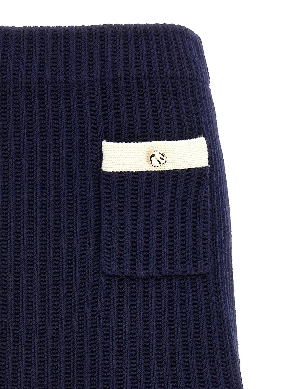 Self-Portrait Crochet Knitted Mini Skirt