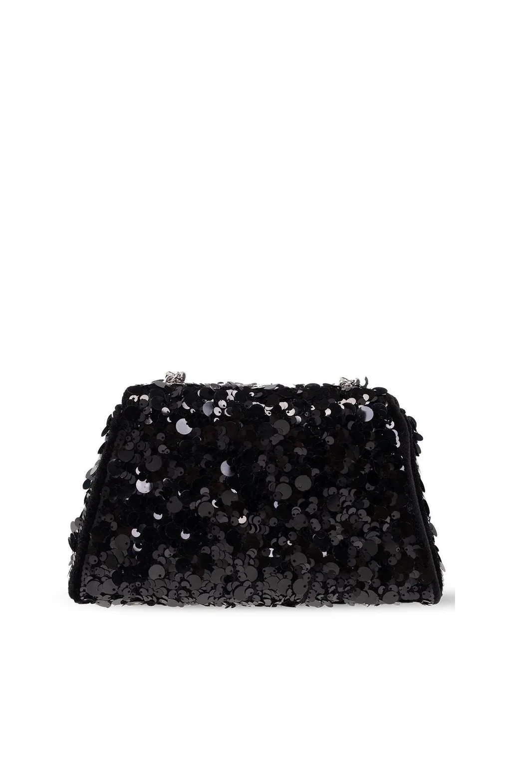 Self-Portrait Bow Sequin Embellished Shoulder Bag