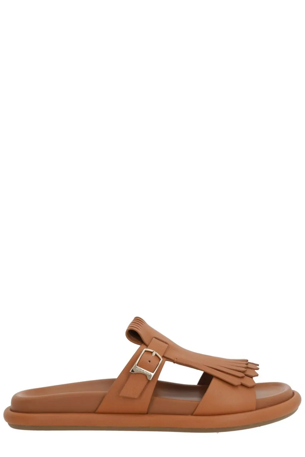 Santoni Fringed Slip-On Sandals