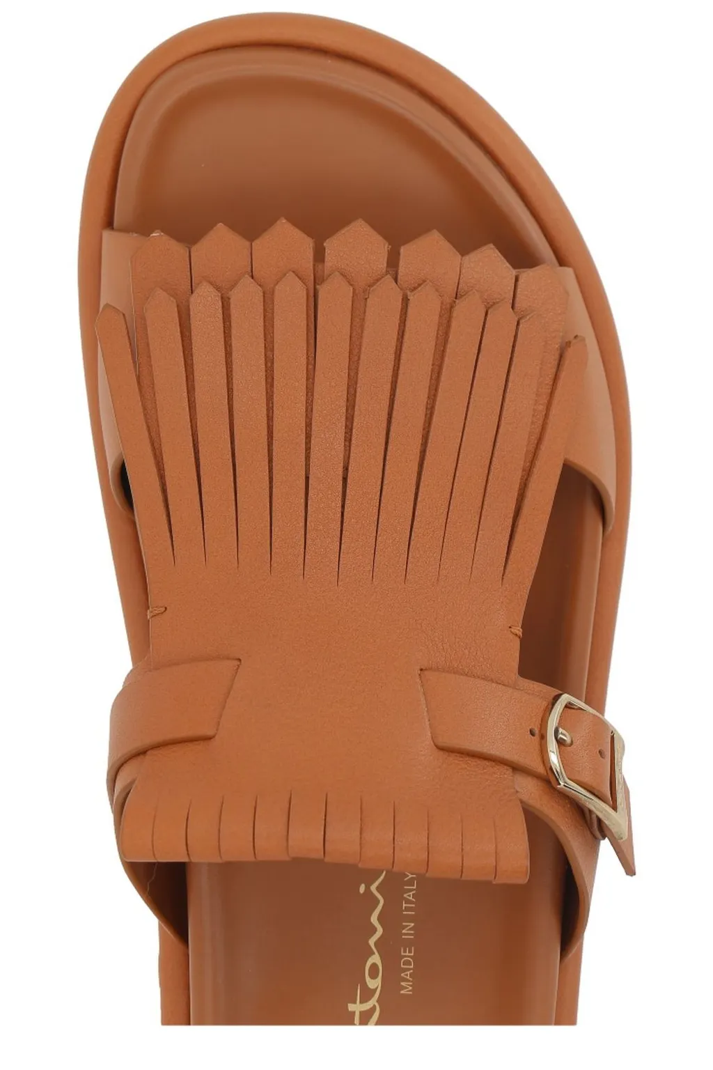 Santoni Fringed Slip-On Sandals
