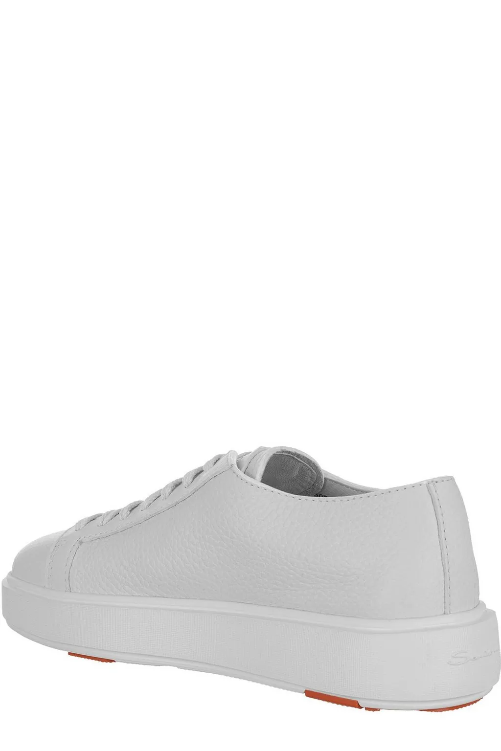 Santoni Tumbled Leather Sneakers
