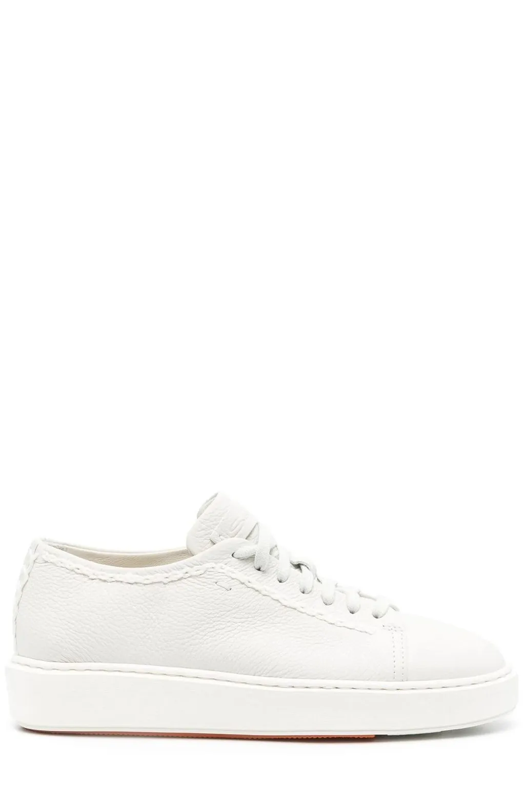 Santoni Logo Detailed Lace-Up Sneakers