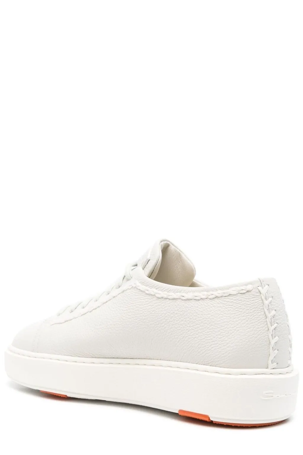 Santoni Logo Detailed Lace-Up Sneakers