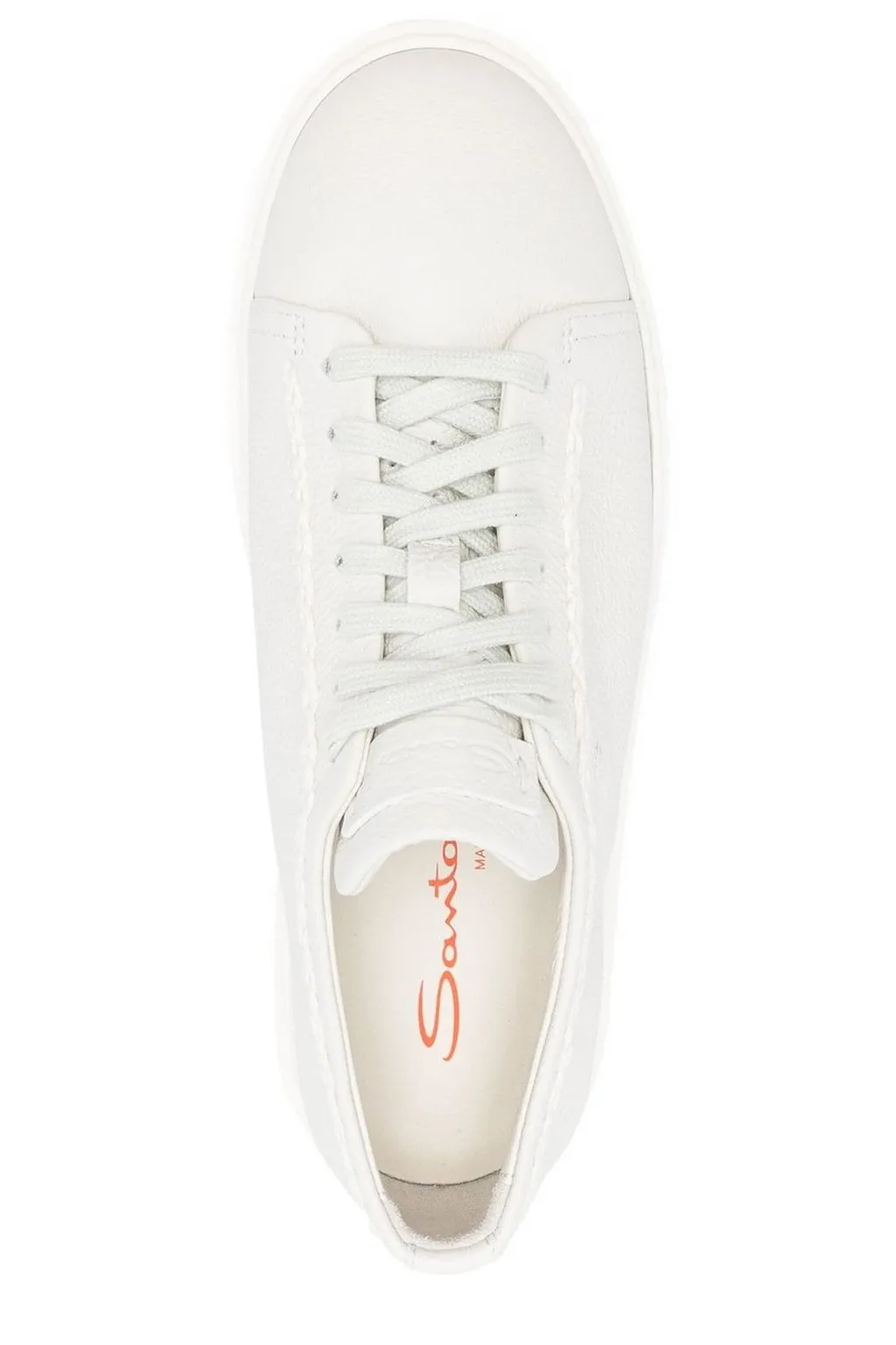 Santoni Logo Detailed Lace-Up Sneakers
