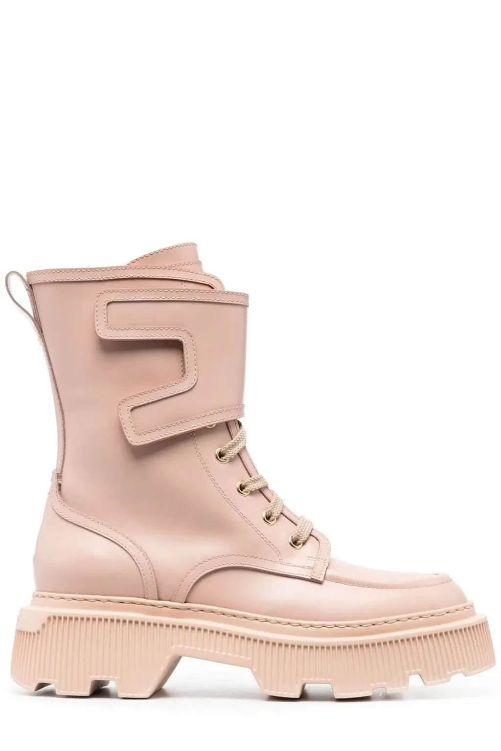Santoni Round Toe Ankle Boots
