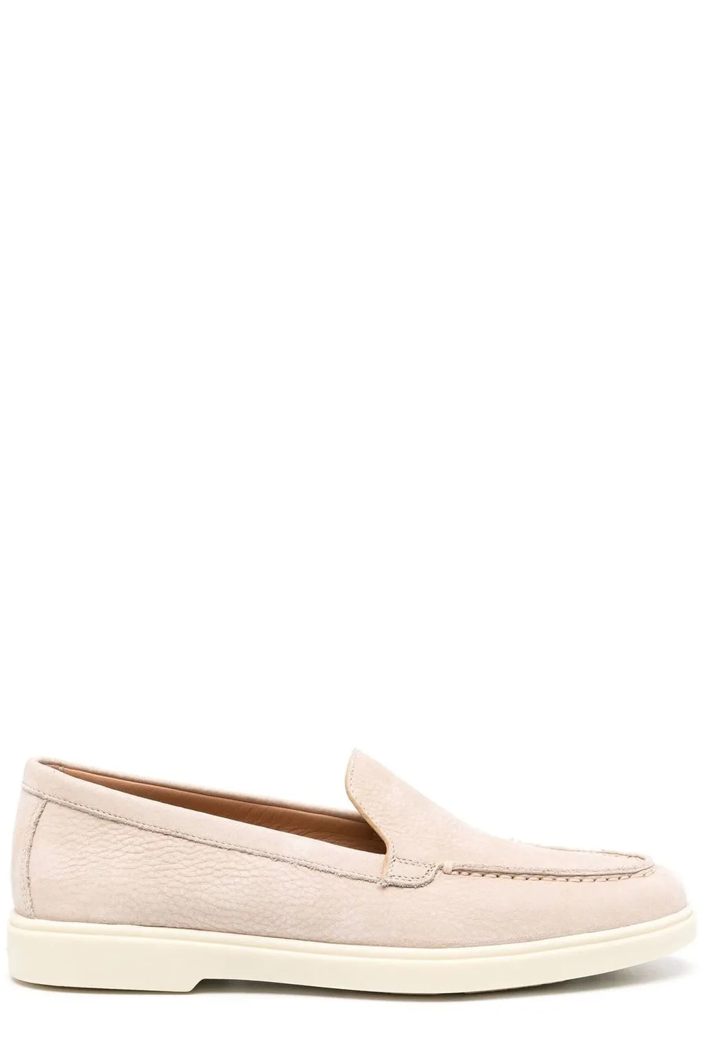 Santoni Moc Stitched Loafers