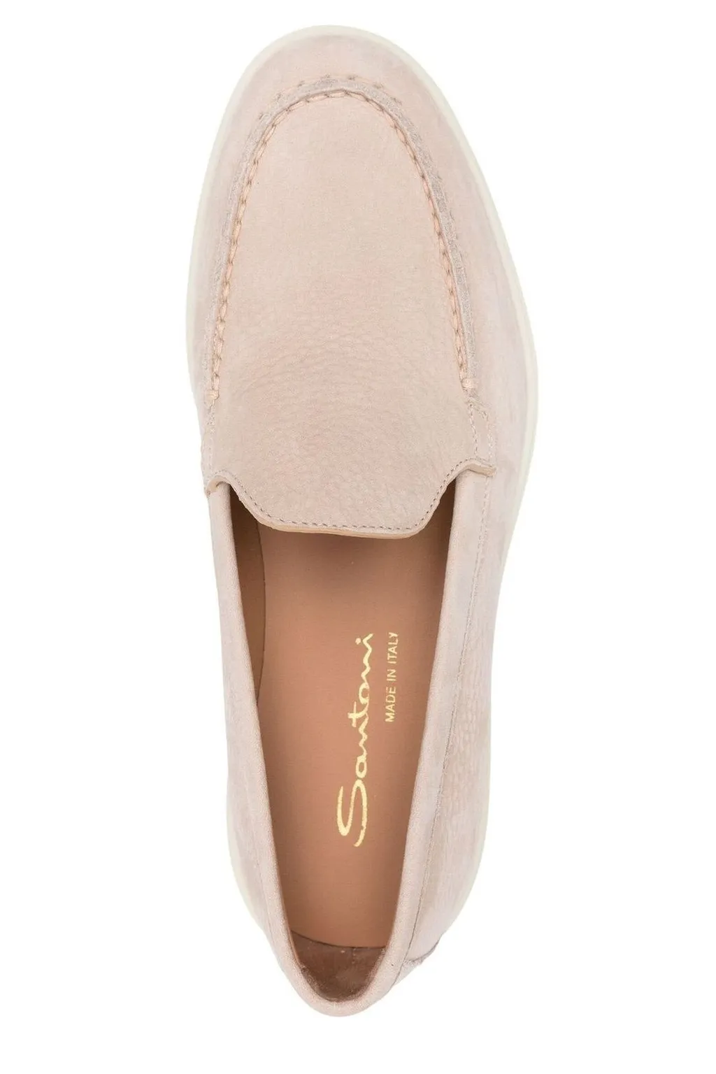 Santoni Moc Stitched Loafers