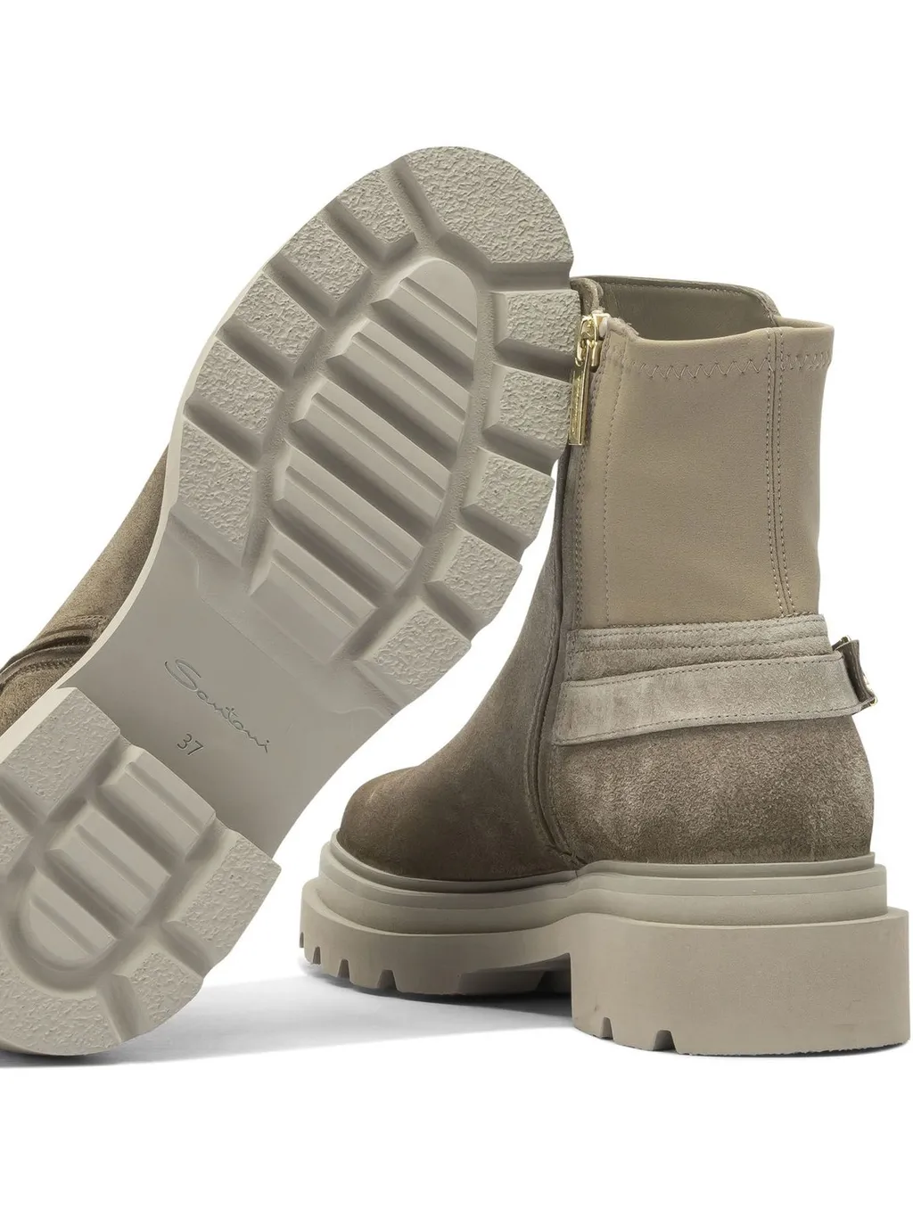 Santoni Buckled Ankle Boots