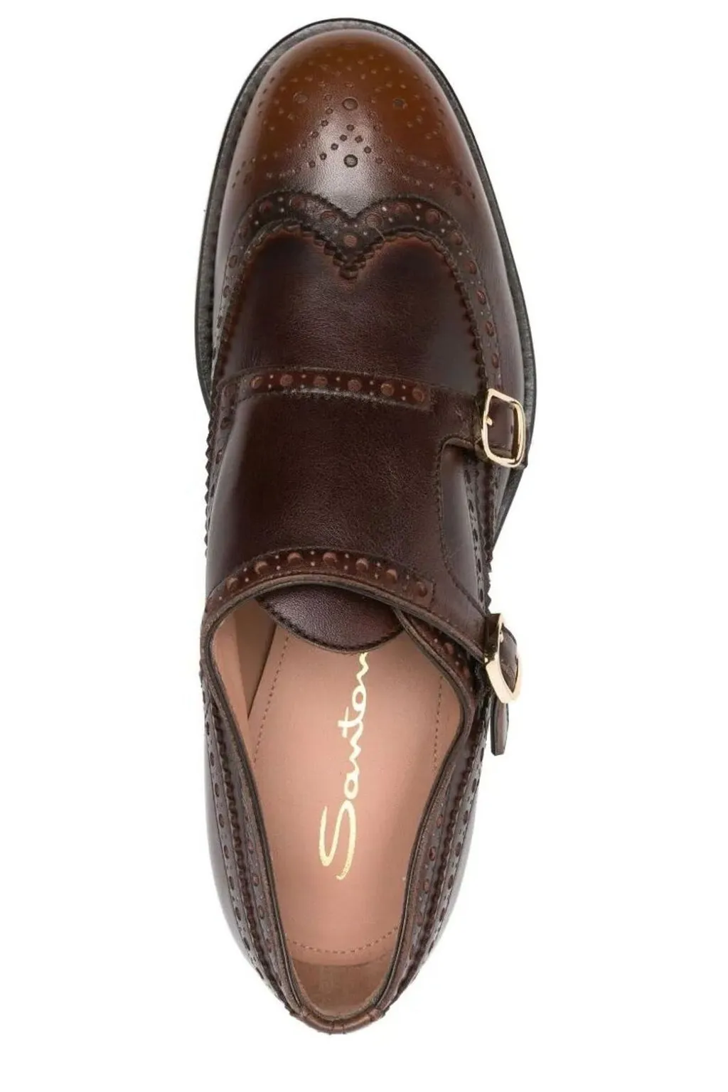 Santoni Delia Double Monk Shoes