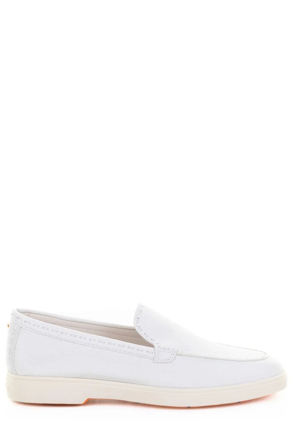 Santoni Round Toe Loafers