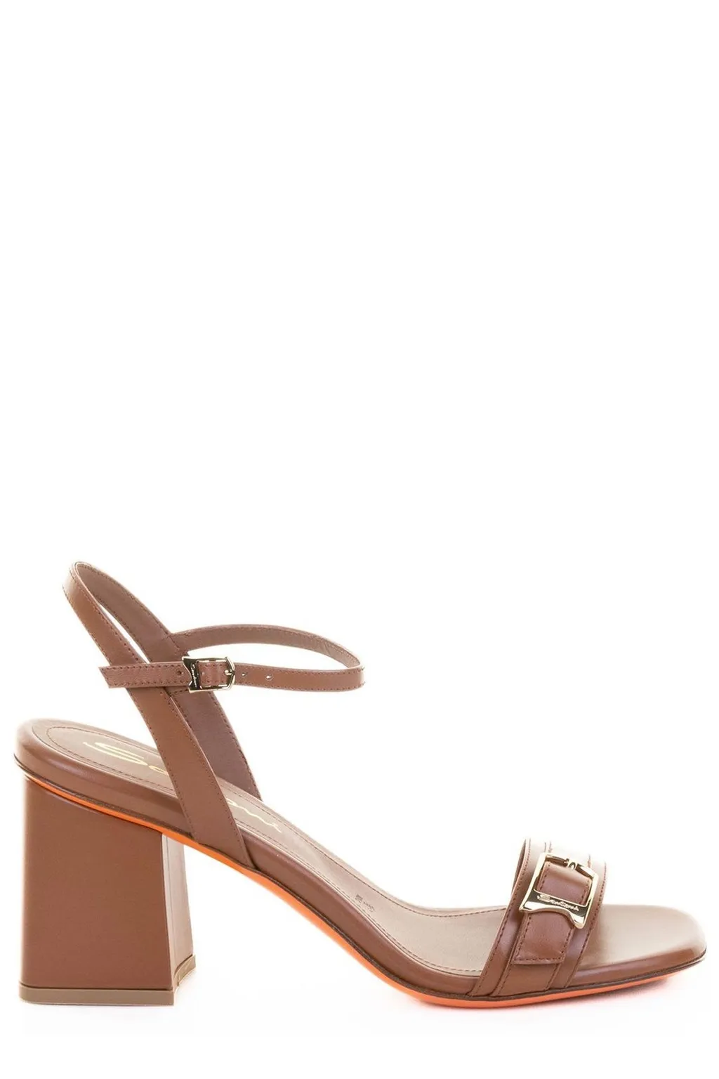 Santoni Buckle Detailed Open Toe Sandals