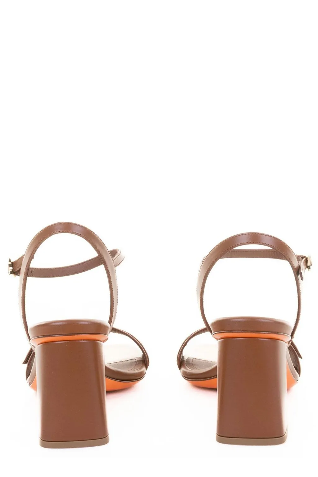 Santoni Buckle Detailed Open Toe Sandals