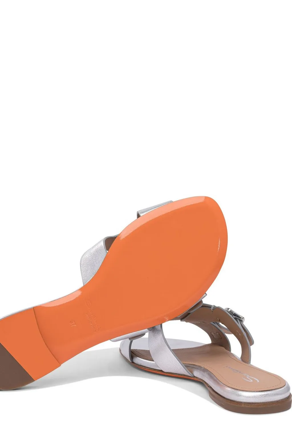 Santoni Buckle Slide Sandals