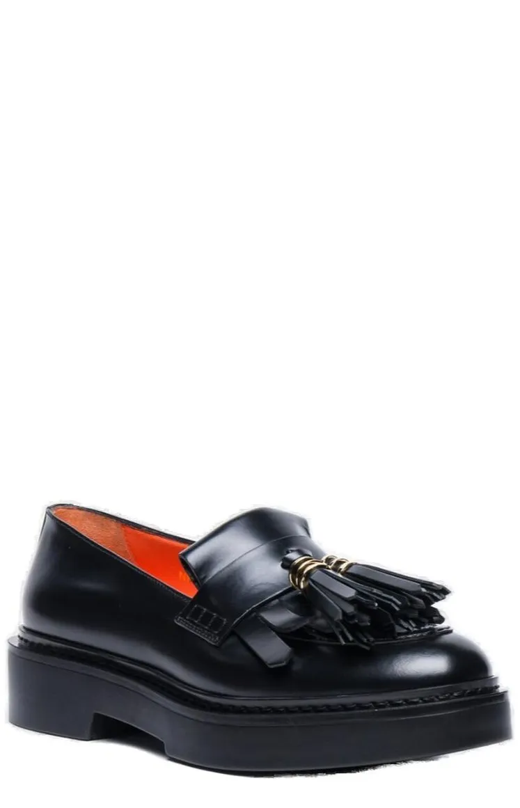 Santoni Tassel-Detailed Loafers