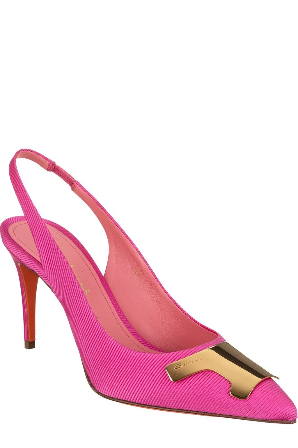 Santoni High Heel Slingback Pumps