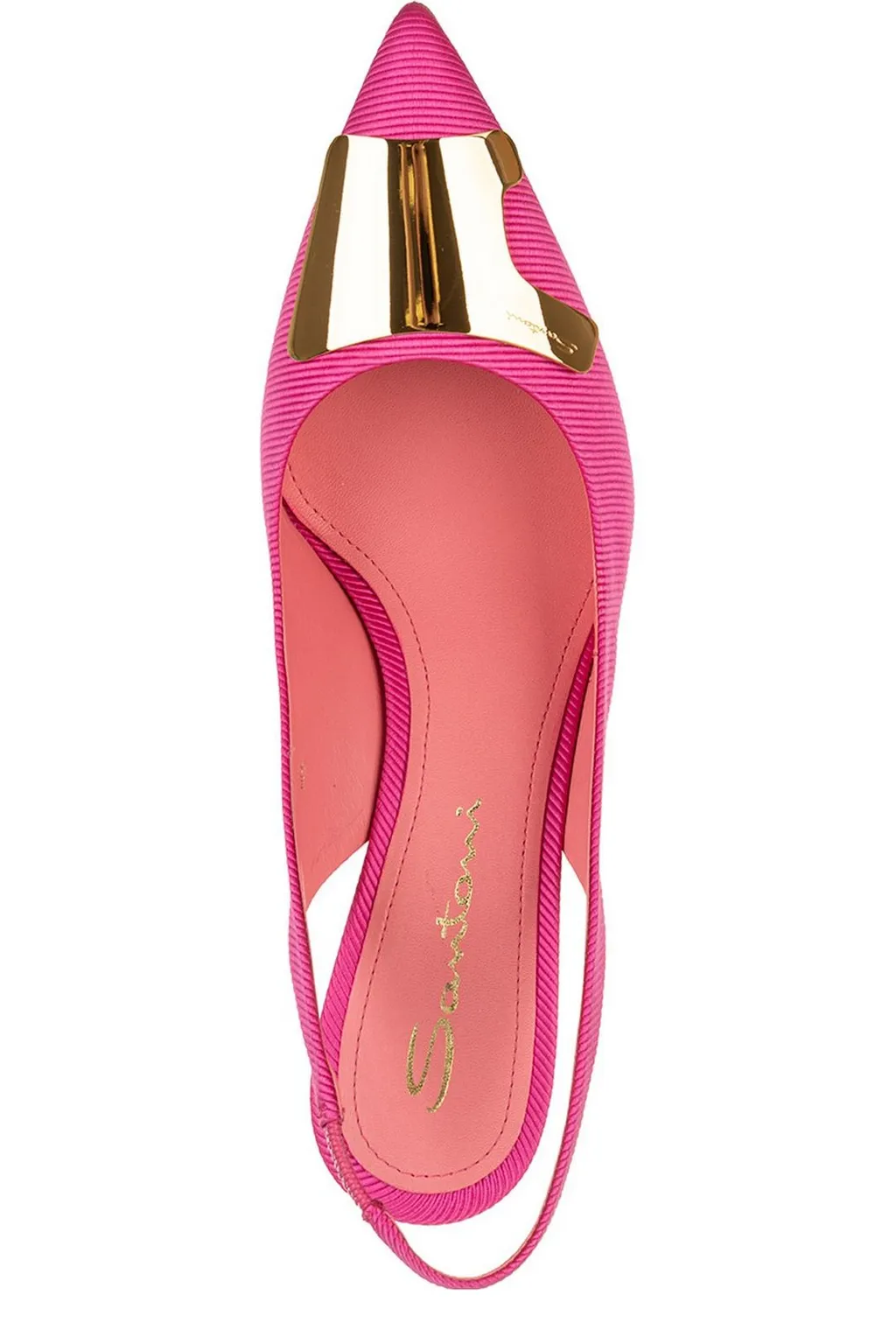 Santoni High Heel Slingback Pumps