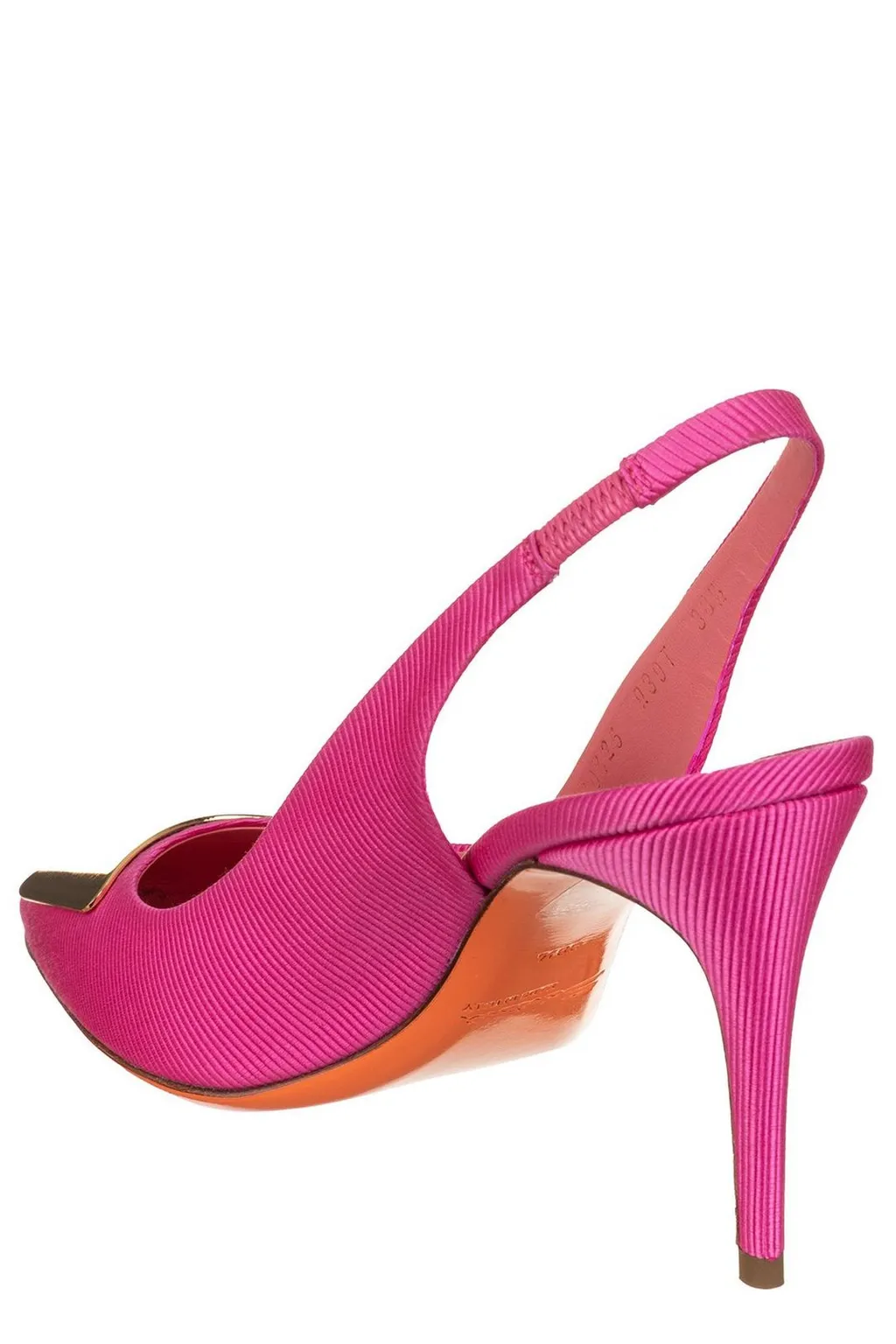 Santoni High Heel Slingback Pumps