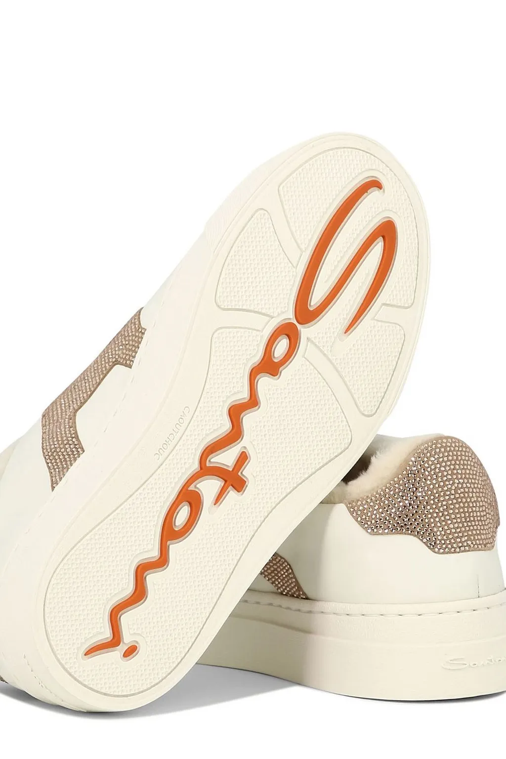Santoni Double Buckle Embellished Sneakers