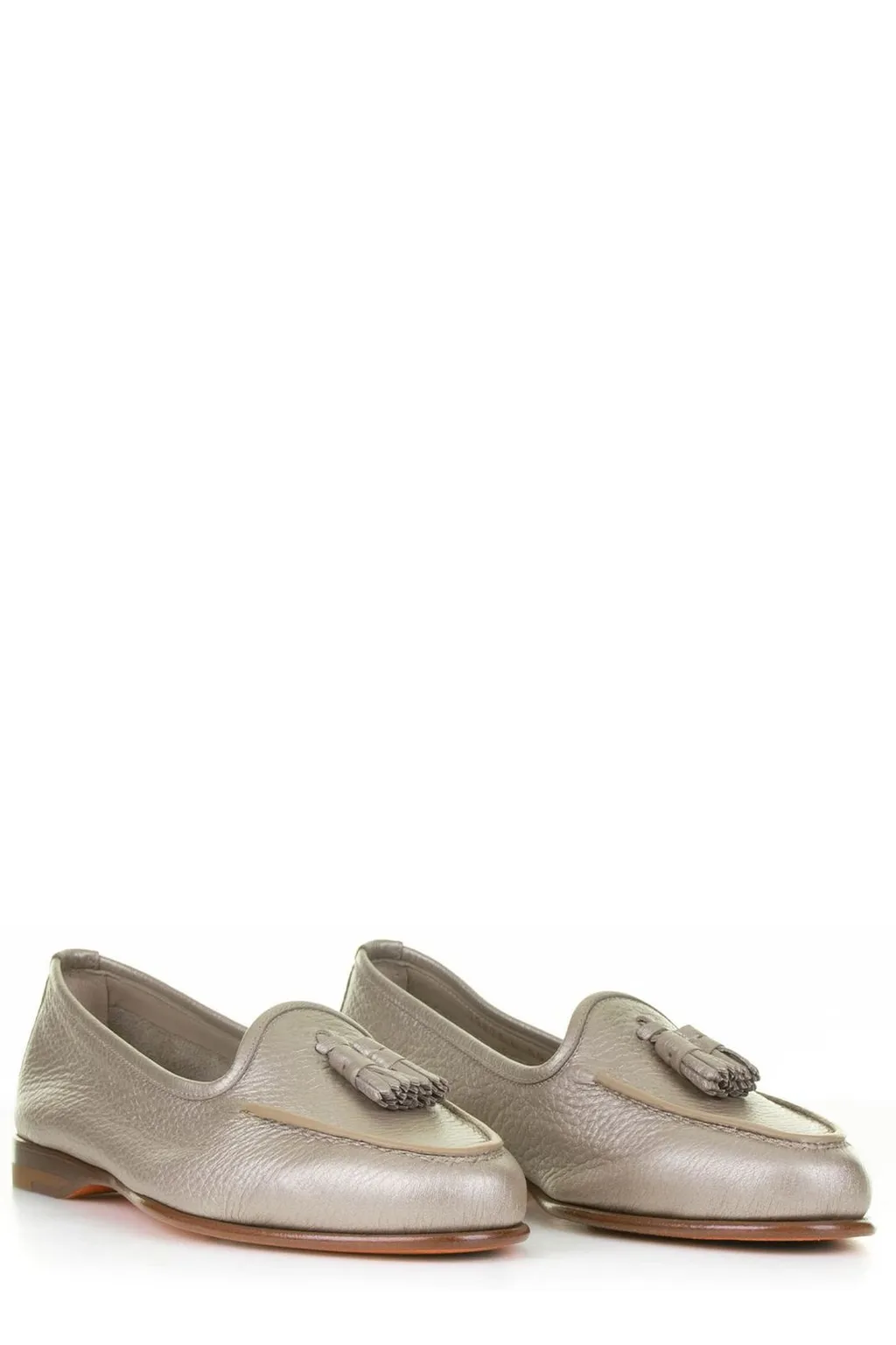 Santoni Tassel Detailed Loafers