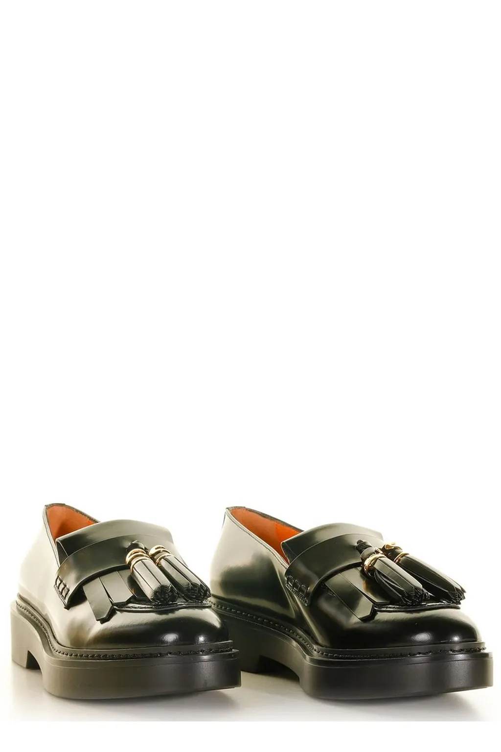 Santoni Tassel-Detailed Loafers