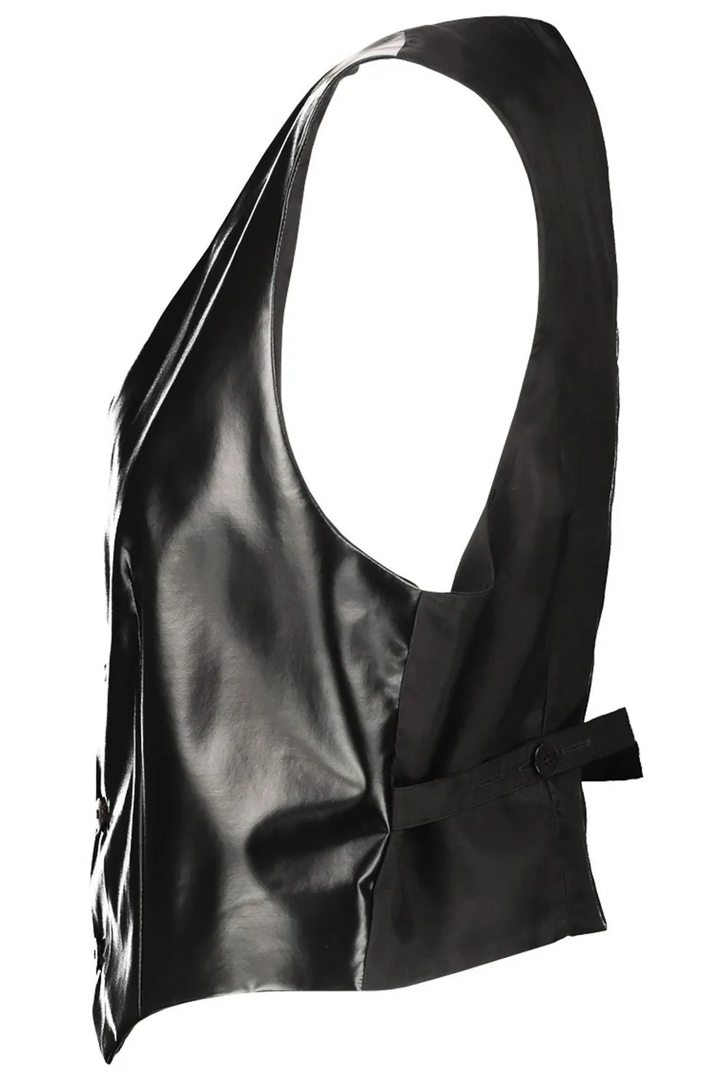 Sapio N°12A Buckle Detailed Cropped Waistcoat
